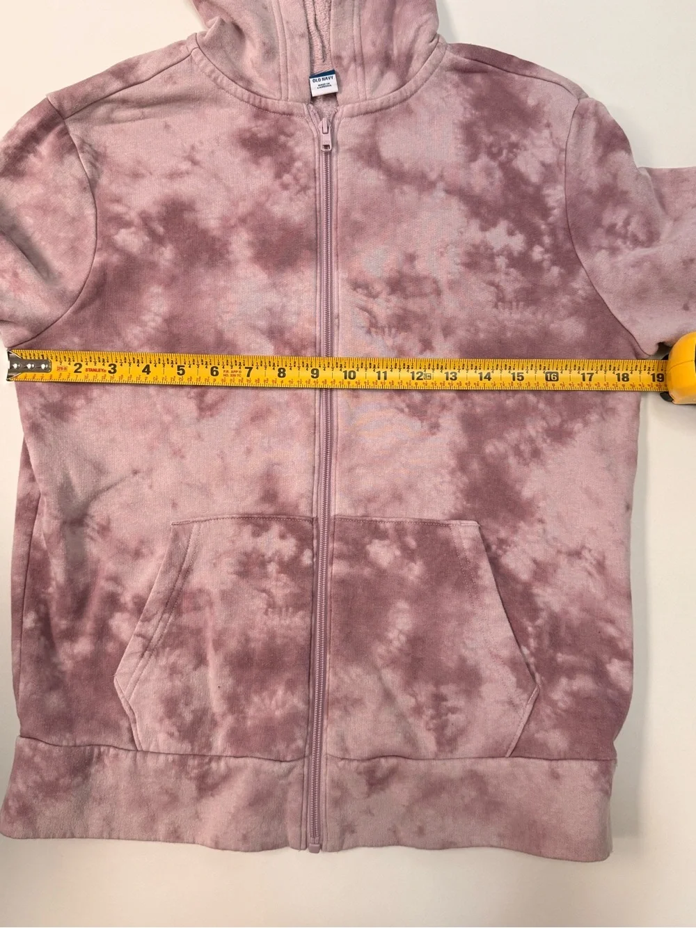 3/$25 Old Navy Pink Tie-Dye Zip Hoodie for Kids Sz 14-16